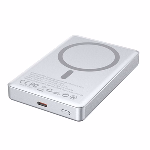 BWOO ультратонкий алюминиевый магнитный power bank P76 PD 20W 10000 mAh с цифровым дисплеем и портом USB-C черный