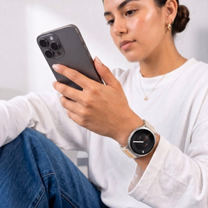 Tech-Protect Nylon Clasp siksniņa modelim Samsung Galaxy Watch 40/44/46 mm – bēša