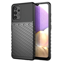 Thunder Case elastīgs izturīgs izturīgs apvalks TPU viedtālruņa apvalks Samsung Galaxy A72 4G melns