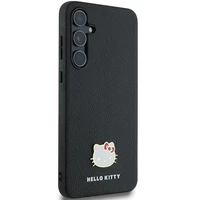 Hello Kitty Metāla logotipa Kitty Head apvalks Samsung Galaxy A55 - melns