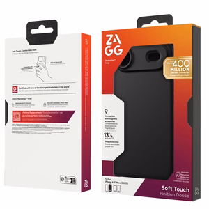 ZAGG case MANHATTAN SNAP compatible with MagSafe for IPHONE 17 Air black