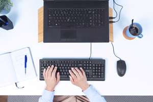 Trust Primo tastatūra USB QWERTY US English melna