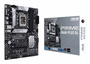 ASUS PRIME B660-PLUS D4 Intel B660 LGA 1700 ATX Материнская плата