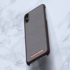Nordic Elements Saeson Idun Pattern 1 vāciņš ierīcei iPhone XS Max, tumši brūns