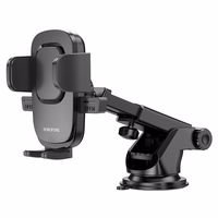 Borofone automašīnas turētājs BH60 Dainty ar stiprinājumu pie vējstikla melns