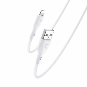 Yesido CA119 Silikona Kabelis USB uz Lightning 1m 12W 2.4A Balts