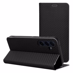 LUNA Book Carbon viedtālruņa apvalks SAMSUNG A56 5G melns