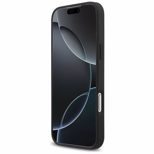 Mercedes Leather The Move MagSafe Чехол для iPhone 17 Pro Max - чёрный