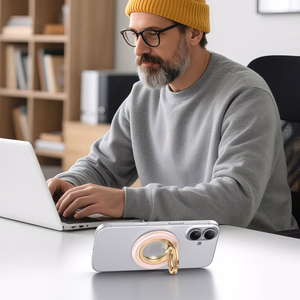 Tech-Protect MMR700 Lamano MagSafe magnētiskais tālruņa turētājs - rozā zelts