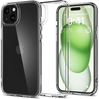 Spigen Ultra Hybrid viedtālruņa apvalks iPhone 15 Plus - caurspīdīgs