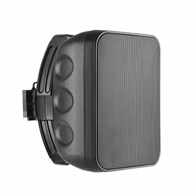 Wall Speaker, 60W, 6.5", Two-Way, Melns, Weather-Resistant
