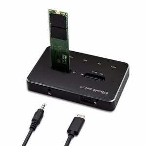 Qoltec 50310 Disku Dokstacija 2x SSD M.2 SATA NGFF USB Type-C