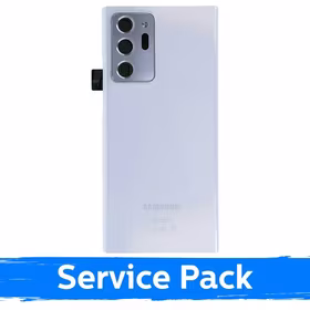 Aizmugurējais vāks, saderīgs ar Samsung N985 (N986) Note 20 Ultra / Mistiskā baltā / (Service Pack)