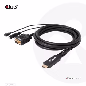 HDMI uz VGA kabelis 2m CAC-1712 Club3D