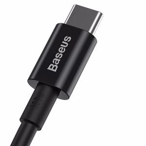 Baseus kabelis Superior PD USB-C - USB-C 1,0m melns 100W