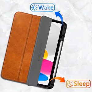 Tech-Protect Fleece macins priekš iPad 10.9 10 / 2022 / 11 11 / 2025 - Bruns