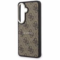Guess maciņš 4G Embossed Ring MagSafe for Samsung Galaxy S26 Plus brūns