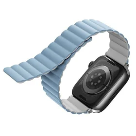 Uniq Revix siksniņa for Apple Watch 1/2/3/4/5/6/7/8/SE/SE2/Ultra 42/44/45/49mm - balts and zils