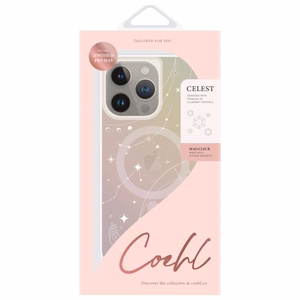 Uniq Coehl Celest Magnētiskais uzlādes viedtālruņa apvalks iPhone 16 Pro Max - varavīksnes