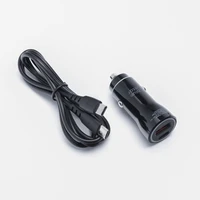 BLUE STAR automašīnas lādētājs 3A 30W Type C + USB A + kabelis Type C uz Type C PD QC3.0 AFC PPS melns