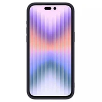 Nillkin CamShield zīdains silikona apvalks iPhone 15 Pro Max tumši violetā