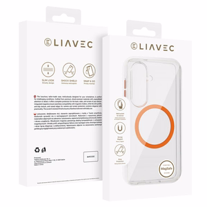 Liavec Pure Maciņš for Samsung Galaxy S26 oranžs