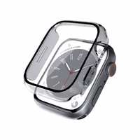 Crong Hybrid Watch maciņš - maciņš with Glass Apple Watch 45mm (Clear)