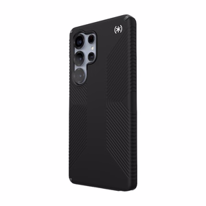 Speck Presidio2 Grip Magnet vāciņš ierīcei Samsung Galaxy S25 Ultra, melns / slānekļa pelēks