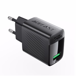 Acefast A90 lādētājs GaN USB-A QC 18W - melns