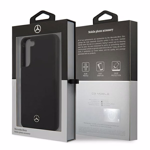 Mercedes Silicone Line apvalks Samsung Galaxy S22+ - melns