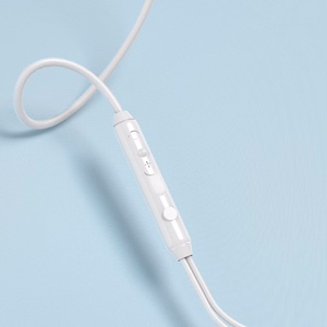 Dudao X3C проводные вставные наушники USB-C 1.2м белые