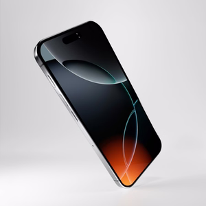 Puro Elastīgais Stikls D3O Hibrīda Stikls ar Melnu Rāmi iPhone 16 Pro Max