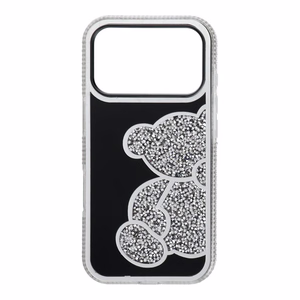TEDDY BEAR viedtālruņa apvalks IPHONE 17 Pro sudraba