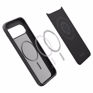 Spigen Liquid Air Mag MagSafe viedtālruņa apvalks Google Pixel 10 Pro XL - matēti melns