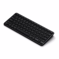 Bezvadu tastatūra QWERTY Satechi Slim EX1 Mac / PC ST-KEX1C-EN melna