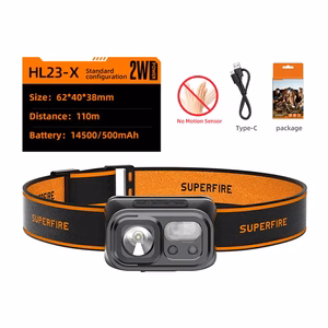 Lukturis uz galvas HL23-X Superfire 116lm