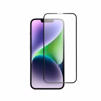 Aizsargstikls Blue Star - APP IPHONE 13/13 Pro/14/16e 5D pilns pārklājums melns