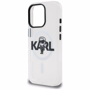 Karl Lagerfeld IML Karl Sketch Logo MagSafe maciņš iPhone 16 Pro Max - caurspīdīgs