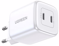 Lādētājs Ugreen CD294 45W GaN 2xUSB-C balts