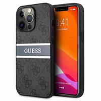 Guess GUHCP13L4GDGR iPhone 13 Pro / 13 6.1" pelēks/pelēks hardcase 4G Stripe