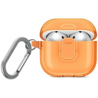 Uniq Glase Pro apvalks AirPods 4 - oranžs