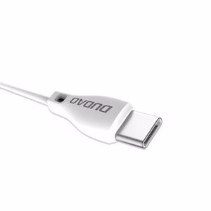 USB kabelis Dudao L4T balts Type-C 200cm
