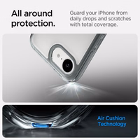 Viedtālruņa apvalks Spigen Ultra Hybrid - iPhone 16e - pelēks