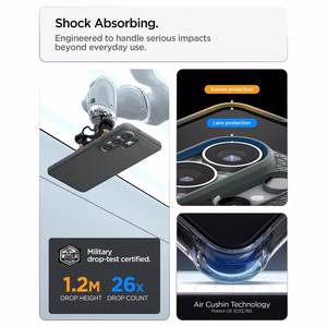 SPIGEN futrālis LIQUID AIR MAG saderīgs ar MagSafe priekš SAMSUNG S26 Ultra abyss green