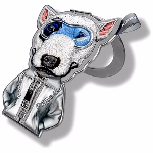 Nimmy Cool&Cute 2.0 Dog magnētiskais piekariņš pelēks