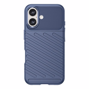 Thunder Silikoniskais apvalks iPhone 16 Plus - zils