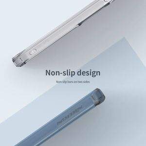 Nillkin Nature Pro TPU apvalks viedtālrunim Iphone 15 Plus caurspīdīgs zilais