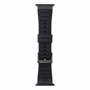 FORCELL F-DESIGN FA06 silikona siksniņa APPLE pulkstenim 38 / 40 / 41 mm melna