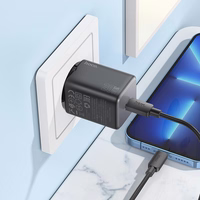Lādētājs Hoco USB-C QC PD 20W + kabelis USB-C uz Lightning N40 melns