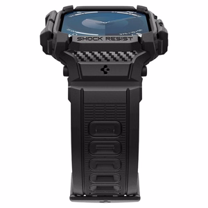 Spigen Rugged Armor Pro siksniņa viedtālruņa apvalks Apple Watch 10 (42mm) - melns